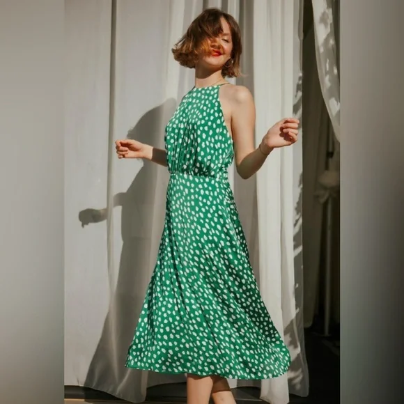 slim fit dress slacks 1990s 2000s BETSEY JOHNSON Rose Chiffon Dress